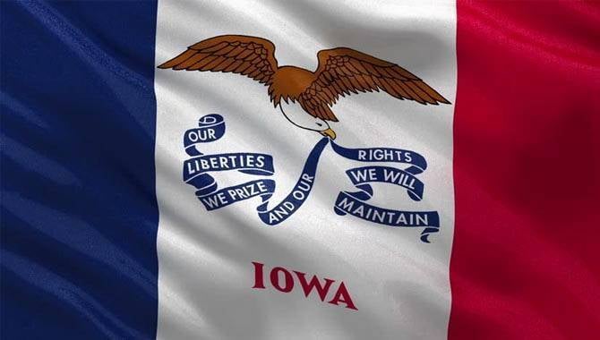 iowa flag